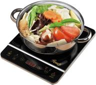 🔥 rosewill 1800w induction cooktop with 10-inch 3.5 qt stainless steel pot, gold finish - rhai-16001 логотип