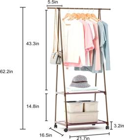 img 3 attached to YISONHO Multifunctional Clothing Removable Organizer Storage & Organization