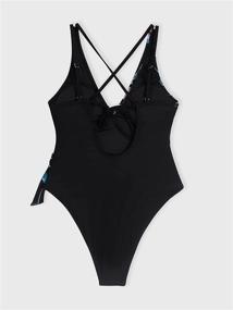 img 1 attached to CUPSHE Womens Swimsuit Strappy Bathing
