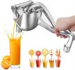 stainless squeezer detachable removable strainer logo