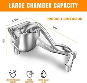 img 3 attached to Stainless Squeezer Detachable Removable Strainer