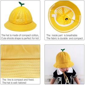 img 1 attached to Fancyfree Years Visor Removable Yellow Boys' Accessories for Hats & Caps
