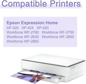 img 3 attached to 🖨️ RETCH 220 XXL Remanufactured Ink Cartridge Set - Compatible with Epson 220XL 220 XL - Expression Home XP-320 XP-424 XP-420 - Workforce WF-2760 WF-2750 WF-2630 WF-2650 WF-2660 - Inkjet Printer - Pack of 10