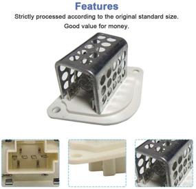 img 2 attached to 🚀 HVAC Blower Motor Resistor for 1997-2001 Jeep Cherokee, TJ, and 1997-2006 Wrangler | Replaces # 4864957 RU-353 RU1046 3A1101 CR158
