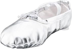 img 4 attached to Silver Women's Ballet 👯 Shoes and Men's Shoes for Dance