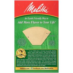 img 1 attached to ☕ Melitta #2 Cone Coffee Filters, Bamboo, Pack of 6 - 80 Count