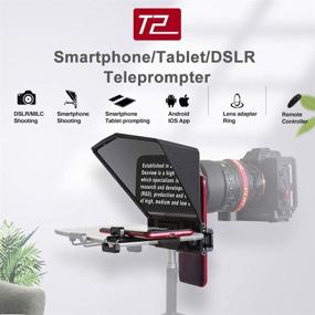 img 2 attached to Desview T2 Телепромптер совместимый с смартфонами