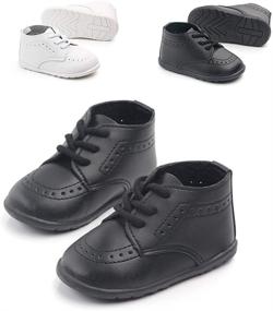 img 3 attached to 👞 Quernn Comfortable Walking Shoes: Classic 304 Boys' Oxfords for Optimal Comfort