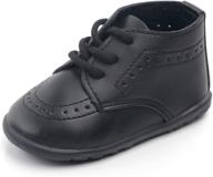 👞 quernn comfortable walking shoes: classic 304 boys' oxfords for optimal comfort logo