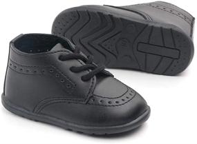 img 1 attached to 👞 Quernn Comfortable Walking Shoes: Classic 304 Boys' Oxfords for Optimal Comfort
