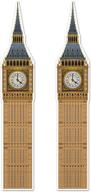 multicolored beistle 2-piece jointed big ben cutouts, 71 inch logo