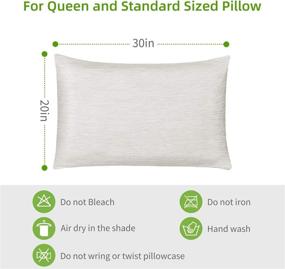 img 2 attached to Silver Technology Acne Pillowcase - Promotes Clean Skin During Sleep, 1 Standard Bamboo Pillowcase (1 pc)