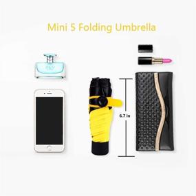 img 3 attached to NATURET Travel Umbrella Windproof Capsule Umbrellas in Folding Umbrellas