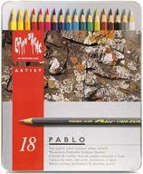 🎨 набор цветных карандашей caran d'ache pablo из 18 штук - качественные художественные краски логотип