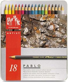 img 1 attached to 🎨 Набор цветных карандашей Caran D'ache Pablo из 18 штук - качественные художественные краски