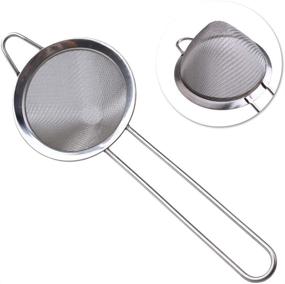 img 4 attached to SUMAJU Strainer Stainless Vegetables Vegetable