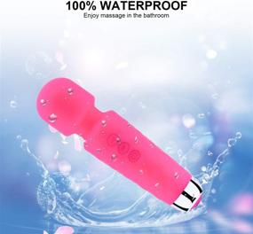 img 1 attached to 💦 Waterproof Upgraded Handheld Cordless Wand Massager for Deep Tissue Back Massage – Perfect Electric Massager for Men and Women, Quiet and Effective Shoulder and Body Massage – Pink