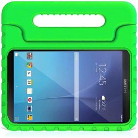 img 3 attached to BMOUO Kids Case for Samsung Galaxy Tab E 9.6 - Shockproof Lightweight Protective Handle Stand Case for Samsung Galaxy Tab E/Tab E Nook 9.6 Inch SM-T560, Green