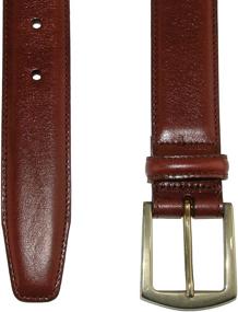 img 1 attached to 👔 CrookhornDavis Smooth Calfskin Dress Belts - Essential Men's Accessories