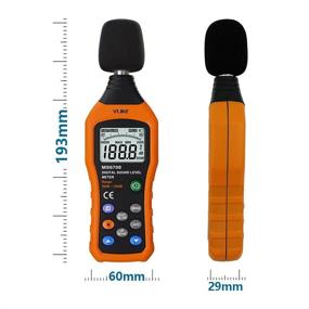 img 1 attached to 🔊 VLIKE Noise Sound Level Meter - Digital Decibel Meter with LCD for Accurate Audio Measurement from 30 dB to 130 dB - DB Meter with A and C Frequency Weighting Ideal for Sound Level Testing
