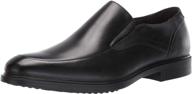 👞 black leather slip-ons for men - turner collection логотип