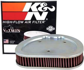 img 4 attached to High Performance K&amp;N Engine Air Filter: Fits 2008-2014 HARLEY DAVIDSON(FLTRX Road Glide Custom, FLHR Road King, FLHRC, FLHTC Electra Glide, and more) HD-1508