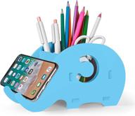 🐘 mokani cute elephant desk supplies organiser: multi-functional office accessories with cell phone stand – stylish desk decoration for organised workspaces! логотип