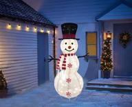 xingxin christmas outdoor snowman snowstorm logo