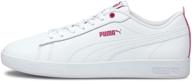 puma smash sneaker georgia peach: stylish men's shoes for fashion sneakers logo