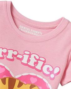 img 2 attached to 🐯 Dazzling Daniel Tiger: Adorable Short Sleeve Tee for Toddler Girls