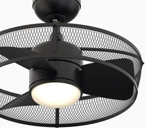 img 3 attached to Fanimation FP8519BL Henry Fan Light Black