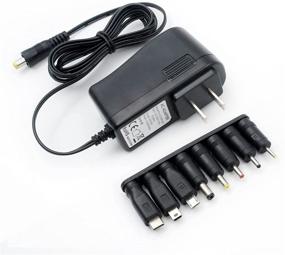 img 3 attached to Versatile Replacement AC/DC Adapter: 5V Charger Cord with 8 Tips for Various 5V Electronics - USB Hub, TV Box, LED Pixel Light, Tablet, Camera, BT Speaker, GPS, Toys, Webcam, Router and More