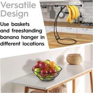 🍌 banana kitchen counter vegetable basket: organize and display your fresh produce logo