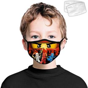 img 3 attached to 🧳 Travel Protective Boys' Accessories: Breathable and Reusable Mouth Cover for the Perfect On-the-Go Protection