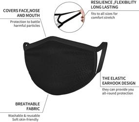 img 1 attached to 🧳 Travel Protective Boys' Accessories: Breathable and Reusable Mouth Cover for the Perfect On-the-Go Protection