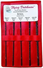 img 1 attached to Flying Dutchman Assorted Scroll Saw Blades - Spiral, 5 Dozen, Variety Pack