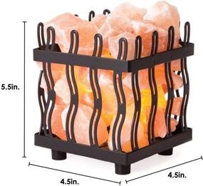 img 3 attached to 🧂 Розовая соляная лампа из Гималаев с проводом и лампочкой