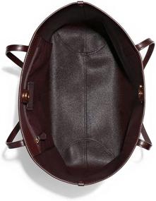 img 2 attached to 👜 Signature Canvas Brown Handbags & Wallets for Women by COACH