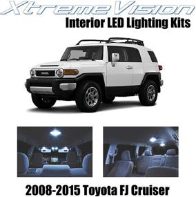 img 4 attached to 🔦 Enhanced XtremeVision Interior LED Kit + Installation Tool for Toyota FJ Cruiser 2008-2015 (4 Pieces) – Cool White Illumination