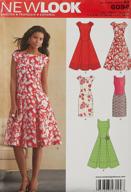 revamp your wardrobe with new look u06094a misses dresses sewing pattern logo