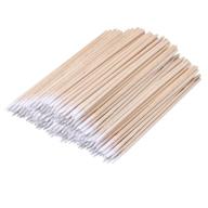 ⚡ precision microblading cotton swabs - 500 count, 4 inch pointed applicators - tattoo permanent supplies (pack of 5) logo