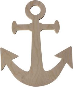 img 2 attached to Unfinished Wooden Boat Anchor - Handcrafted Custom WoodWorks, 17 Inches