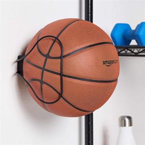 img 1 attached to AmazonBasics Wall Mount Sports Storage