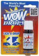 🌬️ wow lick-a-drops peppermint breath freshener, 0.34 oz - pack of 1 - long-lasting freshness for instant confidence logo