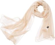 jamilah 100 womens shawl white women's accessories logo