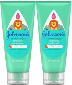 img 3 attached to 🌬️ Johnson's No More Tangles Conditioner 6.8 Ounces (Value Pack of 2) - Gentle and Effective Hair Detangler