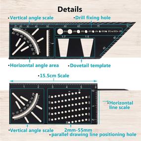 img 3 attached to 🔧 Enhance Your Woodworking Projects with GEMITTO Multifunctional Professional Carpenter's Tool