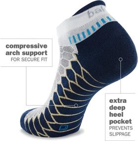 img 1 attached to High-performance Balega Silver Compression-Fit Running Socks (1 Pair) for Men and Women