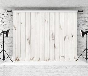 img 4 attached to 📷 Kate 7x5ft White Wood Photography Backdrop: Perfect Shiplap Wood Background for Captivating Photos