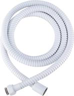 🚿 dura faucet df-sa200-wt rv 60-inch white handheld shower head hose - flexible stainless steel logo